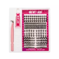 Набор черных накладных ресниц OH! MY LASH пучки 3в1 "Tokyo"