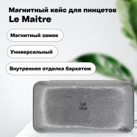 Магнитный кейс для пинцетов Le Maitre Brilliance Silver