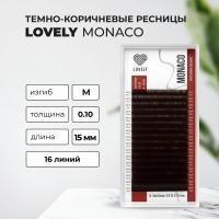 Ресницы темно-коричневые LOVELY Monaco - 16 линий